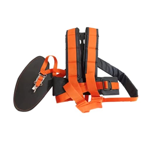 yomoe Freischneider-Doppelschultergurt, Gepolsterter Gurt für Freischneider, Trimmer, Rasenmäher, Band für Gartengeräte von yomoe