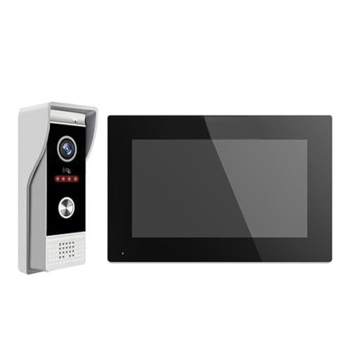 yomoe Video-Türklingel, Wohnungssprechanlage, 7-Full-Touch-Monitorsystem, TUYA WiFi, Heim-Video-Gegensprechanlage, Türsprechanlagen-Kits, EU-Stecker von yomoe