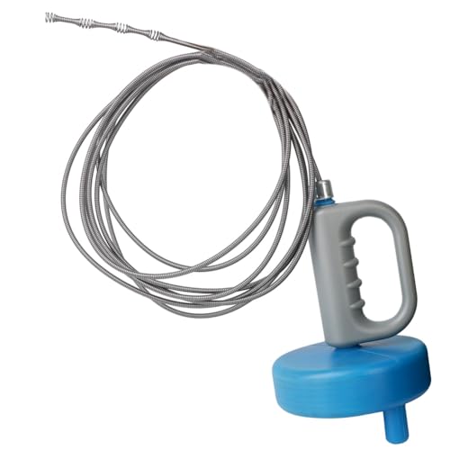 yomoe für Toilettenspüle, Kanalrohr-Kolbenbagger, 10 M, Tragbares, Ausziehbares Reinigungswerkzeug für Badezimmer und Küche von yomoe