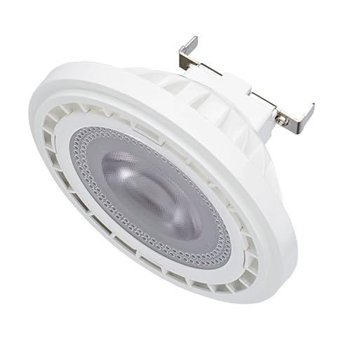 yongjia G53-Glühbirne DC12-24V 15W 1500LM Strahler AR111 G53-Lampe Nicht dimmbar (Color : 6000K) von yongjia