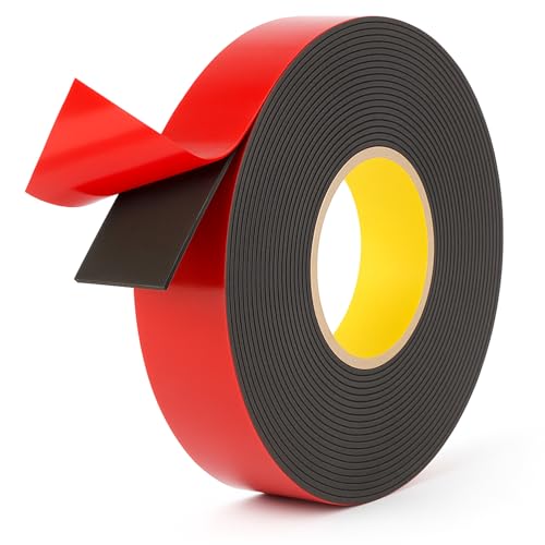 yongyongbuy Emitever Doppelseitiges Klebeband (5 m x 25 mm), Extrem Stark & Wasserdichtes Montageband für Wände, LED-Streifen, Auto & Büro von yongyongbuy