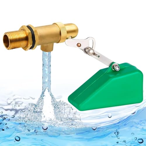 yotutun 1/2 Zoll Schwimmerventil Aus Messing mit Kunststoff Schwimmer Automatisches Wassernapf mit Verstellbarem Arm Schwimmer-Kugelhahn für Fisch-Aquarium Rinder-Schäfe Bewässerungstrog yotutun 1/2 Zoll Schwimmerventil Aus Messing mit Kunststoff Schwimmer Automatisches Wassernapf mit Verstellbarem Arm Schwimmer-Kugelhahn für Fisch-Aquarium Rinder-Schäfe Bewässerungstrog von yotutun