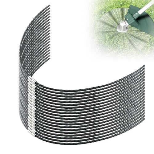 yotutun 20 Stück F016800431 Trimmerfaden für Bosch AFS 23-37, Ersatz Trimmerschnur Rasentrimmer Faden Extra Starker Schneidfaden Elektro Freischneider Motorsense 37 cm × 3,5 mm von yotutun