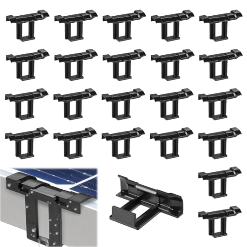 yotutun 24 Stück Solarpanel Wasserablauf Clips 30mm, Solarpanel-Schlammentfernungsclip Entwässerung Clips PV Module Reinigung Klammer Reinigungsclips für Wasserablauf Solarmodule yotutun 24 Stück Solarpanel Wasserablauf Clips 30mm, Solarpanel-Schlammentfernungsclip Entwässerung Clips PV Module Reinigung Klammer Reinigungsclips für Wasserablauf Solarmodule von yotutun