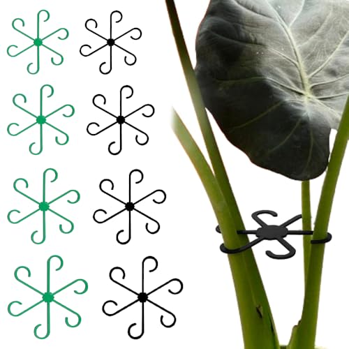 yotutun 8 Stück Pflanzenstütze, Staudenhalter Garten Stützring Pflanzenhalter Rund Pflanzenstützen Pflanzenklammern Monstera Rankhilfe Pflanzen Halter Blumenhalter Ring für Topfpflanzen von yotutun