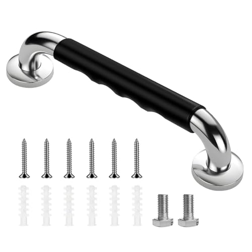 yotutun Haltegriffe für Senioren, 30cm Haltegriff Dusche 304 Edelstahl Rutschfester Dusche Badewannengriff Sicherheitsgriff Duschgriff für WC, Badezimmer, Küche, Treppen von yotutun