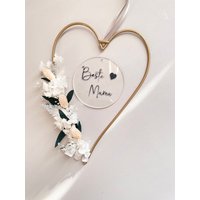 Trockenblumenkranz/ Trockenblumenherz "Greenery Love"/Muttertagsgeschenk Hochzeitsgeschenk Geburtstagsgeschenk Trockenblumendeko Trockenblumenkranz/ Trockenblumenherz "Greenery Love"/Muttertagsgeschenk Hochzeitsgeschenk Geburtstagsgeschenk Trockenblumendeko von youandyourbluemchen