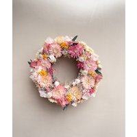 Trockenblumenkranz „Blumenmeer" | Personalisierte Geschenke Tischdeko Frühlingsdeko Türkranz Geburtstagsgeschenk von youandyourbluemchen