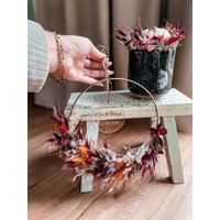 Trockenblumenkranz „Fall Is My Favourite Season" | Türkranz Flowerhoop Blumenkranz Haustüre Geburtstagsgeschenk Blumendeko von youandyourbluemchen