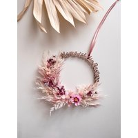 Trockenblumenkranz „Mama Ist Die Beste"/Geschenk Für Mama Kleines Trockenblumendeko Wanddeko von youandyourbluemchen