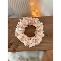 Trockenblumenkranz „Warm Candlelight" | Personalisierte Geschenke Tischdeko Frühlingsdeko Türkranz Geburtstagsgeschenk von youandyourbluemchen