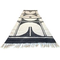 Bogen Yoga, Läufer, Accent Rug Bio-Baumwolle Block Bedruckt 6 "x 2 " von youareHOM