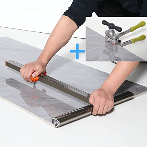 youkzuan tile cutter manuelle Fliesenschneider Tool Kit mit großen Fliesenschneider (kann 48" schneiden), leistungsstarke Zange, 3Pcs Schneidklingen und 3Pcs Schneidräder von youkzuan