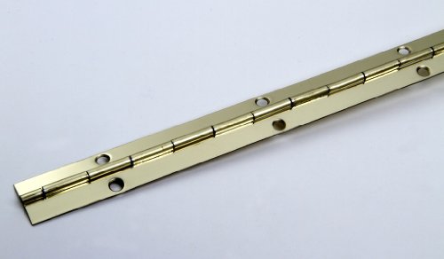 1 Stangenscharnier Klavierband Metall vermessingt 20 x 0,7 x 600mm von youngschwinnDESIGN