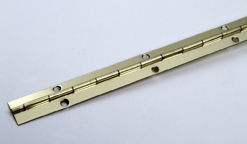 1 Stangenscharnier Klavierband Metall vermessingt 20 x 0,7 x 900mm von youngschwinnDESIGN