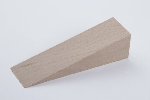 4 Stück Türkeile Möbelkeile Holzkeile Echtholz Buche natur 80 x 24 x 20mm von youngschwinnDESIGN