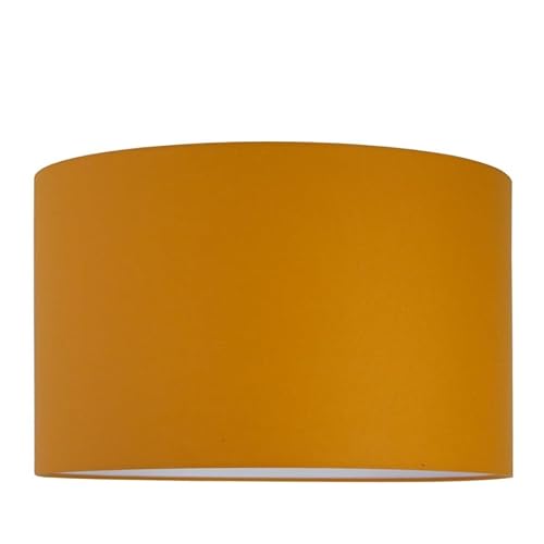 youngDECO® Stofflampenschirm E27, 100% Baumwole, Zylinderlampenschirm Ø28/h=20cm, Lampenschirm für Hängelampe und Stehlampe, hergestellt in der EU von youngDECO