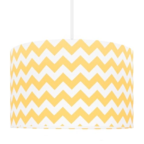 youngDECO Hängeleuchte aus Baumwollstoff, Pendellampe 2xE27, extra Lichtdiffusor, Ø38cm Stofflampenschirm, Pendelleuchte für Kinderzimmer und Babyzimmer, komplette Deckenlampe, hergestellt in der EU von youngDECO