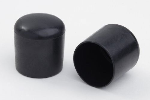 4 Stück Stuhlbeinkappe Stuhlbeinschutz Bodenschutz Stuhlschoner Kunststoff schwarz Durchmesser 25mm, für alle Böden im Innen- und Aussenbereich von youngschwinnDESIGN