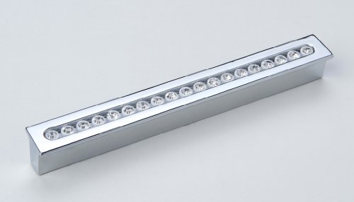Griff Möbelgriff Schrankgriff Kunststoff glanz chrom mit Strass-Steinen Bohrlochabstand 96mm Griff Möbelgriff Schrankgriff Kunststoff glanz chrom mit Strass-Steinen Bohrlochabstand 96mm von youngschwinnDESIGN