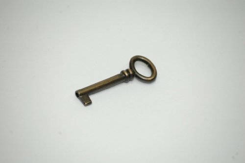 Schlüssel Möbelschlüssel Schrankschlüssel Metall brüniert 67 mm von youngschwinnDESIGN