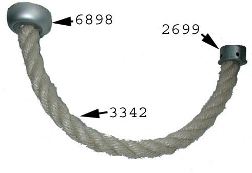 youngschwinnDESIGN Seilgriff Kordel/Sockel silber lackiert BLA 64 mm - BLA 128 mm youngschwinnDESIGN Seilgriff Kordel/Sockel silber lackiert BLA 64 mm - BLA 128 mm von youngschwinnDESIGN