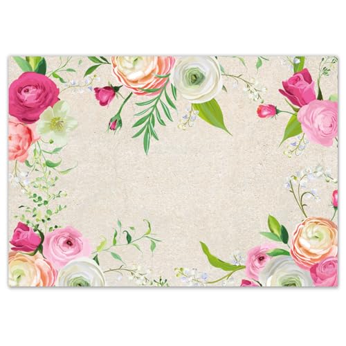 100 Tischunterlagen mit stilvollen Rosenblätter Motiv I DIN A3 eckig I dv1086 100 Tischunterlagen mit stilvollen Rosenblätter Motiv I DIN A3 eckig I dv1086 von younikat