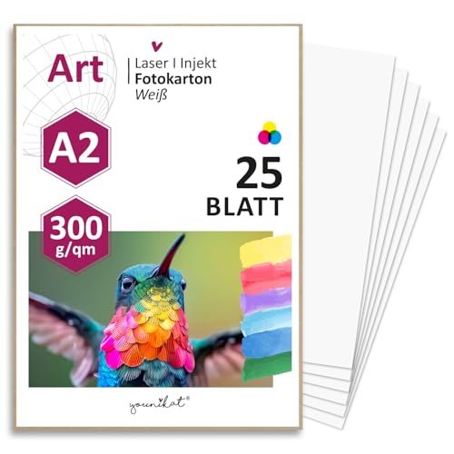 younikat 25er Set blanko Bastelkarton DIN A2 I 300 g/qm I DIY zum Selbstgestalten Basteln Malen Beschreiben für Scrapbook-ing und vieles mehr I weiß I dv1039 younikat 25er Set blanko Bastelkarton DIN A2 I 300 g/qm I DIY zum Selbstgestalten Basteln Malen Beschreiben für Scrapbook-ing und vieles mehr I weiß I dv1039 von younikat