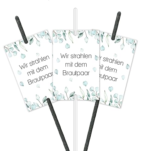 50 Etiketten für Wunderkerzen I wir strahlen mit dem Brautpaar I Eukalyptus Design I Gastgeschenk I für den besonderen Tag I Stilvoll I Hochzeit I dv1097 50 Etiketten für Wunderkerzen I wir strahlen mit dem Brautpaar I Eukalyptus Design I Gastgeschenk I für den besonderen Tag I Stilvoll I Hochzeit I dv1097 von younikat