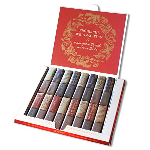 Aufkleber-Set passend für Merci Schokolade zu Weihnachten I farbig und Gold I mit vorgedruckten und blanko Aufklebern I selbstklebend I kreative Geschenk-Idee I Individuell I ohne Schokolade I dv914 Aufkleber-Set passend für Merci Schokolade zu Weihnachten I farbig und Gold I mit vorgedruckten und blanko Aufklebern I selbstklebend I kreative Geschenk-Idee I Individuell I ohne Schokolade I dv914 von younikat