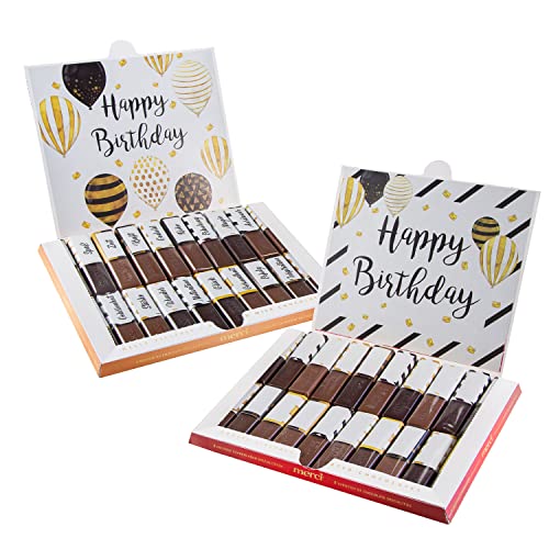 younikat Aufkleber-Set passend für Merci Schokolade zum Geburtstag kreative Geschenk-Idee selbstklebend I ohne Schokolade I dv_786 von younikat