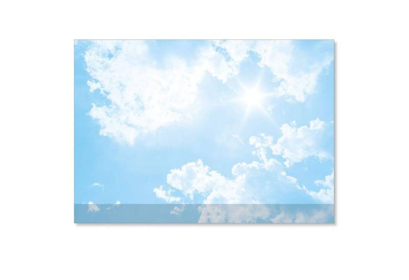 younikat Platzset Schreibtischunterlage mit Wolken-Motiv und Kantenschutz I DIN A2 I younikat Platzset Schreibtischunterlage mit Wolken-Motiv und Kantenschutz I DIN A2 I von younikat