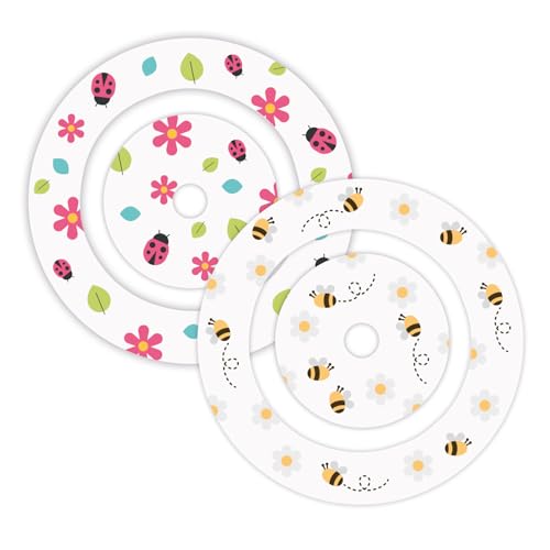 younikat 2er-Set Schutzfolie passend für Toniebox Ladestation I Schutzcover passend geschnitten I selbstklebend I Bienen I dv1477 von younikat