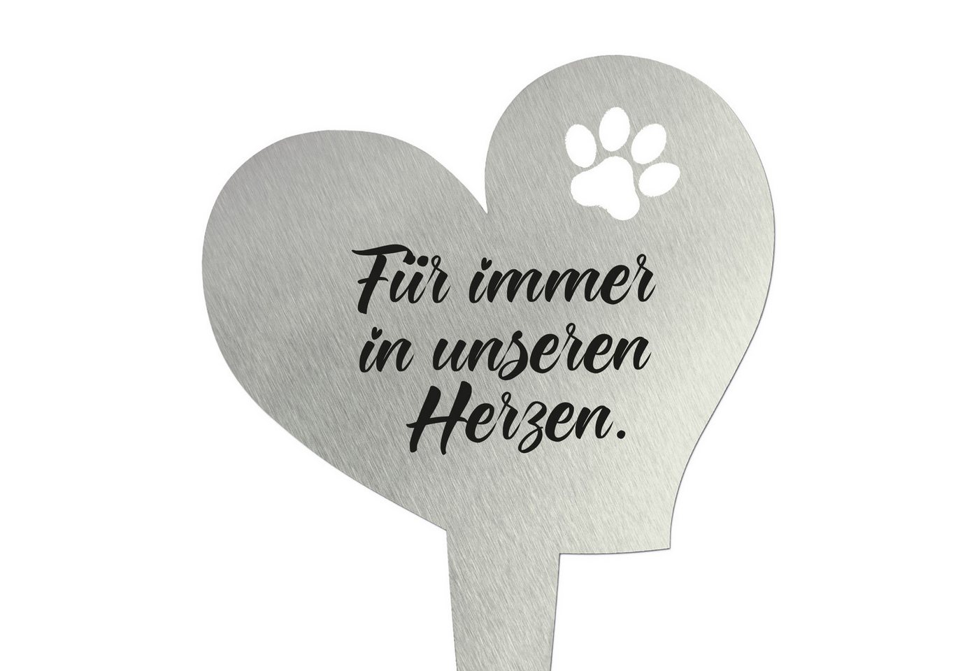 younikat Dekofigur Grabstecker aus Edelstahl I Grabschmuck Herz 17 cm I you0082 younikat Dekofigur Grabstecker aus Edelstahl I Grabschmuck Herz 17 cm I you0082 von younikat