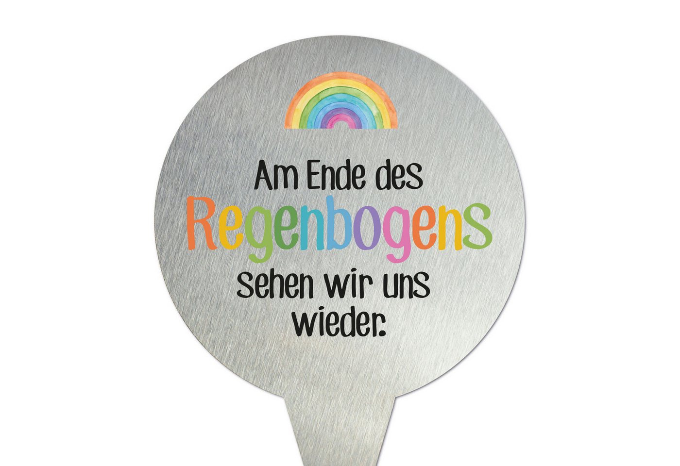 younikat Dekofigur Grabstecker aus Edelstahl I Grabschmuck Rund 16 cm Deko I you0075 younikat Dekofigur Grabstecker aus Edelstahl I Grabschmuck Rund 16 cm Deko I you0075 von younikat
