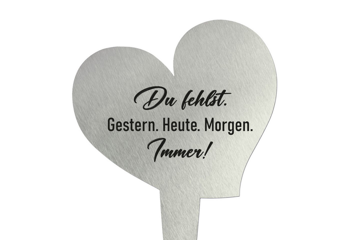 younikat Dekofigur younikat Grabstecker aus Edelstahl I Grabschmuck Herz 17 cm I you0080 younikat Dekofigur younikat Grabstecker aus Edelstahl I Grabschmuck Herz 17 cm I you0080 von younikat