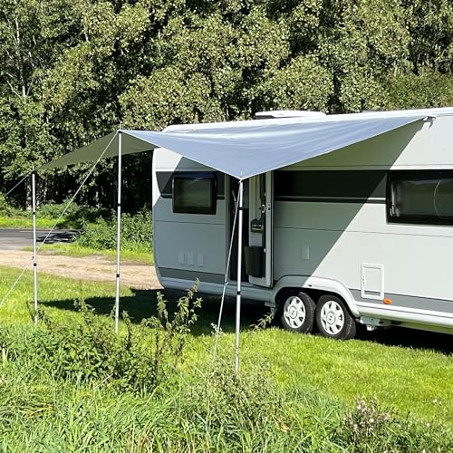 your GEAR Caravan Thermo Tarp 435 x 250 cm - Wohnwagen Sonnensegel UV 80+ reflektierend lichtundurchlässig wasserdicht von your GEAR