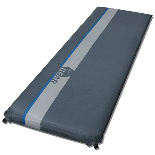 your GEAR ISO 1000 selbstaufblasbare Isomatte 200x63x10 cm wasserdichte Thermo-Matte Luftmatratze Luftbett von your GEAR