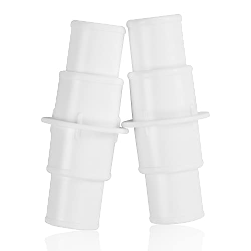yourGEAR 2x Pool Schlauchverbinder Universal 32-32 mm | 38-38 mm | 32-38 mm Poolschlauch Adapter 4 Schlauchschellen von your GEAR