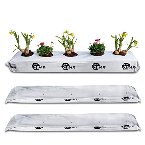 yourGEAR 3X 25 L Coco Grow Bag 3X 2kg gepresste Kokoserde Aussaat Beutel Kokosfaser Pflanzbeutel Anzucht Blumenerde ungedüngt torffrei von your GEAR