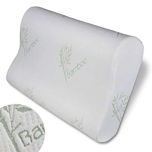 your GEAR Bamboo Memory Foam Kissen - Kopfkissen 60x35x11,5 cm Antischnarchkissen mit Visco-Vollschaum & allergikerfreundlichem Bezug von your GEAR