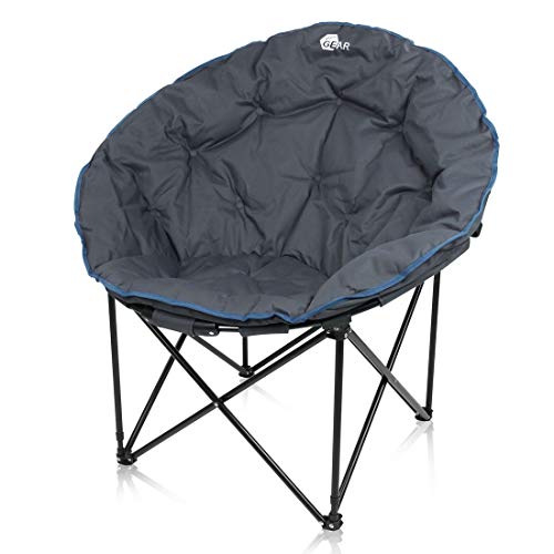 your GEAR Campingstuhl Ortona XXL Moon Chair Faltbarer Outdoor Sessel - Klappstuhl ø 100cm max 130kg von your GEAR