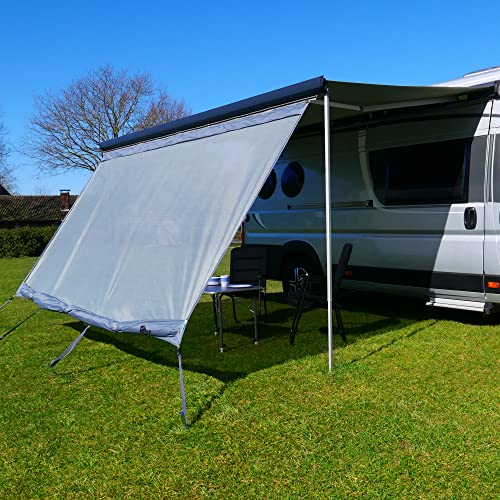 yourGEAR Sun + Rain Blocker 2,4 x 2 m - Vorderwand für Markise schützt vor Sonne, Wind und Regen von your GEAR