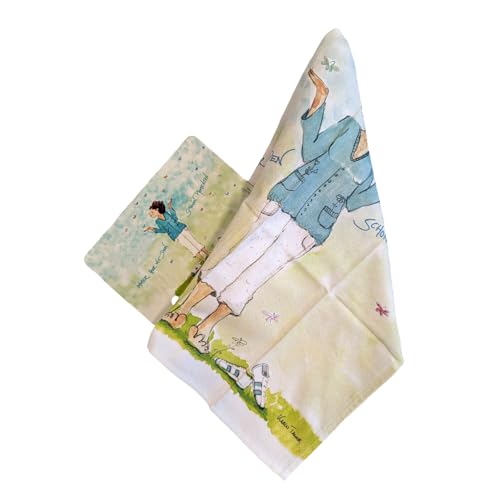 2-teilig Set Frühstücksbrettchen&Geschirrtuch by Sweetdesign, humorvolles Geschenkset mit Motiven von Karin Tauer: Schöne Momente von your castle