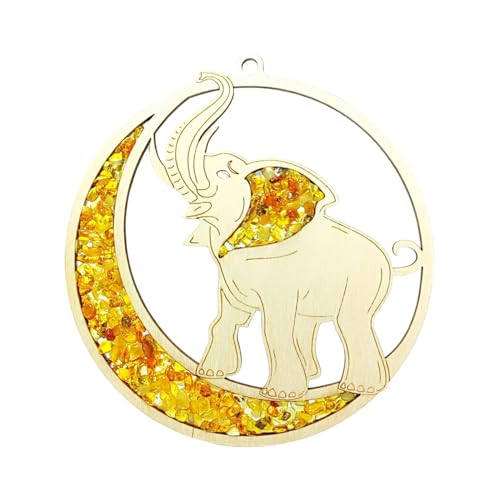 Fensterbild Fensterdeko Sonnenfänger Suncatcher Bernstein in Birkenholz Elefant Ø 11, inkl. Geschenkverpackung Fensterbild Fensterdeko Sonnenfänger Suncatcher Bernstein in Birkenholz Elefant Ø 11, inkl. Geschenkverpackung von your castle