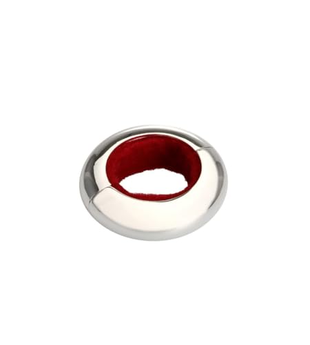 Magnetischer Tropfenfänger Tropfring D 5 cm – Premium Silber Plated, edel versilbert für Weinflaschen, Flaschen von your castle