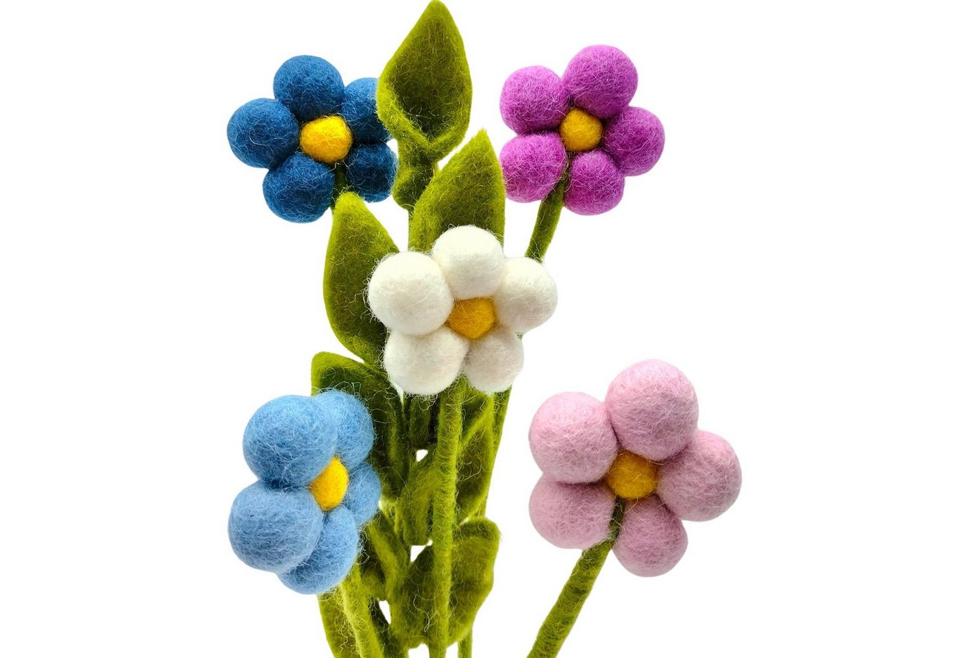 your castle Dekokranz Bunter Blumenstrauss aus handgearbeiteten Filzblumen Fair-Trade your castle Dekokranz Bunter Blumenstrauss aus handgearbeiteten Filzblumen Fair-Trade von your castle