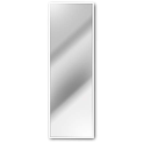 Homestyle Wandspiegel 50 x 150 cm Eiche massiv Holzrahmen braun rechteckig Rahmenspiegel (Eiche, weiß) von Your-Homestyle