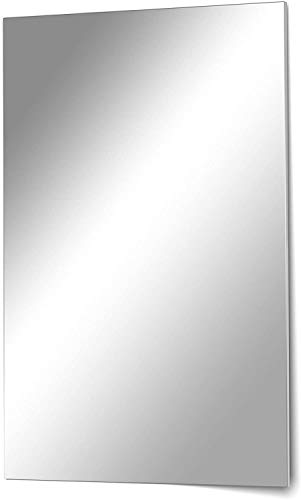 Your-Homestyle Kristallspiegel/Wandspiegel Rahmenlos rechteckig ohne Facette Mirror Made in Germany incl. Befestigungsmaterial (30x40) von your-homestyle