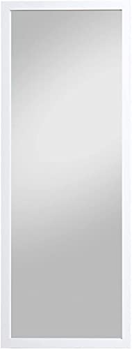 your-homestyle Spiegel / Wandspiegel 50 x 150 cm / 66 x 166 cm Glas Holz mit Rahmen 2 Größen weiß oder schwarz Mirror (Weiß, 150 x 50) von your-homestyle